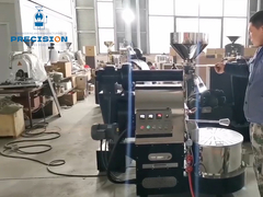 6 kg pemanggang kopi dapat disesuaikan dengan warna tubuh, logo dan piring pendingin