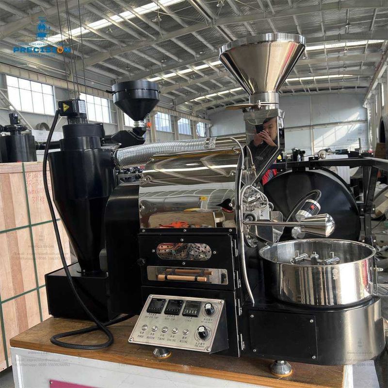 1kg Mesin Panggang Kopi Kecil Customized Housing Color Drum