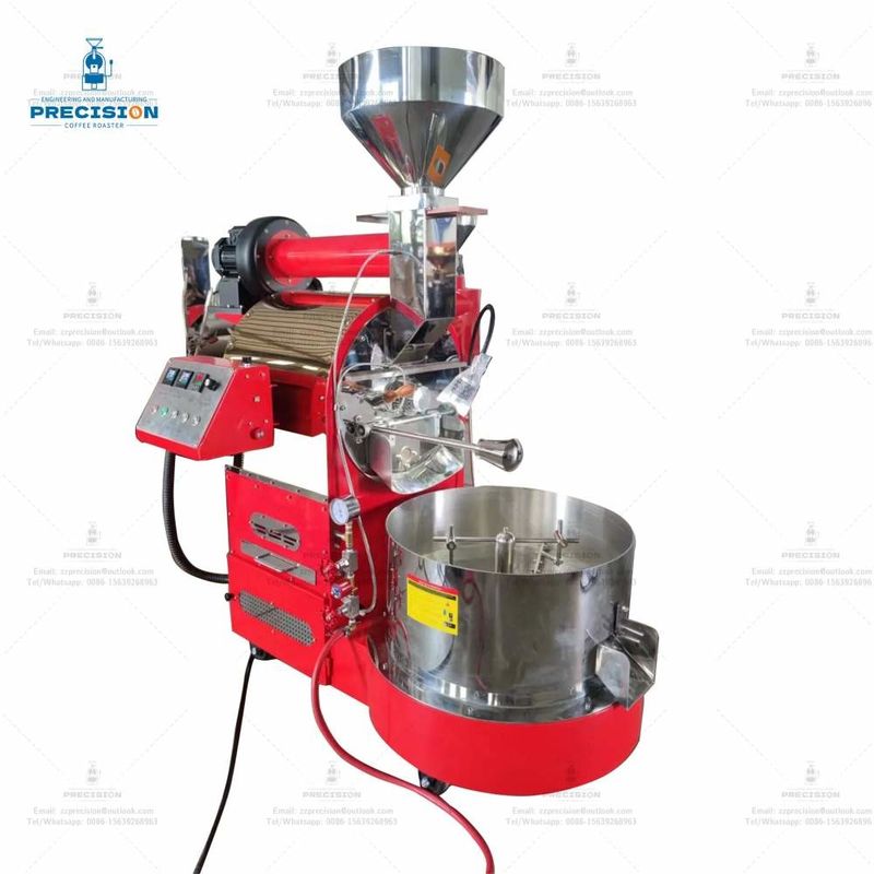 Multifunctional Coffee Roaster 12kg 15kg Air Cocoa Bean Roaster Mesin Roaster Komersial Berskala Besar