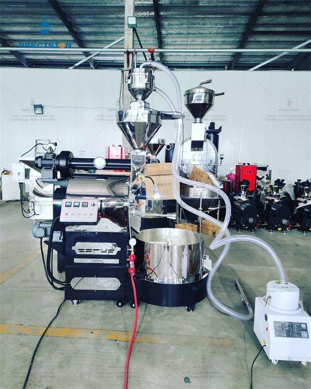 Harga bagus 2024 Mesin Panggang Kopi Listrik Gas Baru 6kg 12kg 15kg Mesin Panggang Kopi
