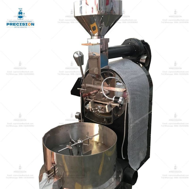 Mudah Digunakan Mesin Penggorengan Kopi Komersial Jenis Pemanasan Listrik Lengkap