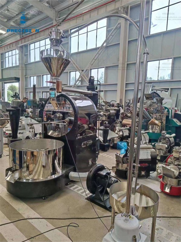 Grade Komersial Kopi Biji Roaster Metoda Panggang Udara Panas Sesuai Warna