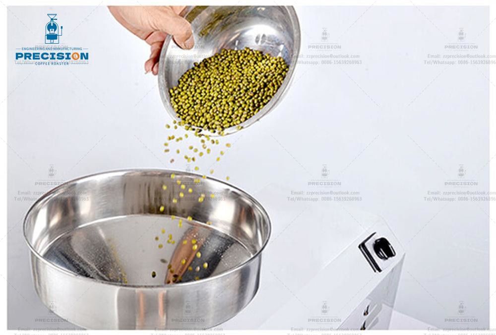 Electric Coffee Roaster And Grinder 30-50kg/h Mesin Roaster Kacang Untuk Rumah