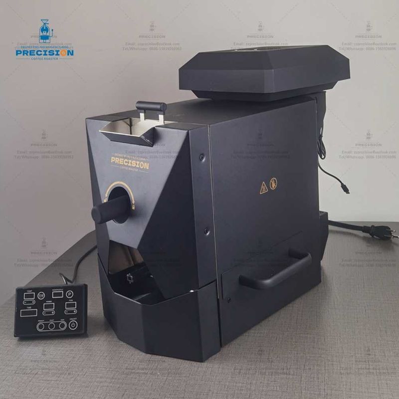 220V 2000W Black White Bean Roaster Mesin Roti Kopi Rumah Dengan Panaskan Udara Panas