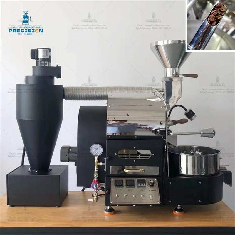 Gas Roaster 200-2500g/ Batch Coffee Bean Roaster Dengan Waktu Pendinginan 1-2 Menit