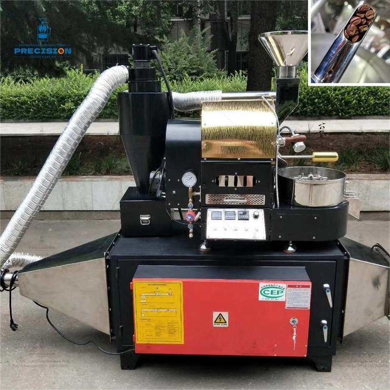 Gas Roaster 200-2500g/ Batch Coffee Bean Roaster Dengan Waktu Pendinginan 1-2 Menit