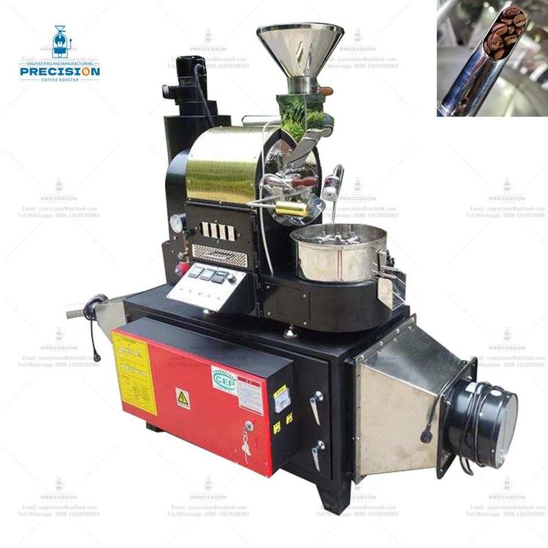 Gas Roaster 200-2500g/ Batch Coffee Bean Roaster Dengan Waktu Pendinginan 1-2 Menit