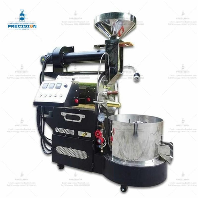3kg Roaster Kopi Komersial Dengan 316 Stainless Steel Drum Roasting 200-3500g Per Batch