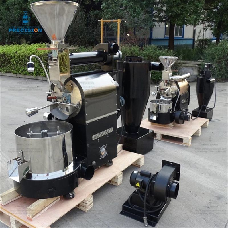 3kg Mesin Panggang Kopi Pintar Dengan Batang Lapisan Ganda Baja 316 Tahan Panas