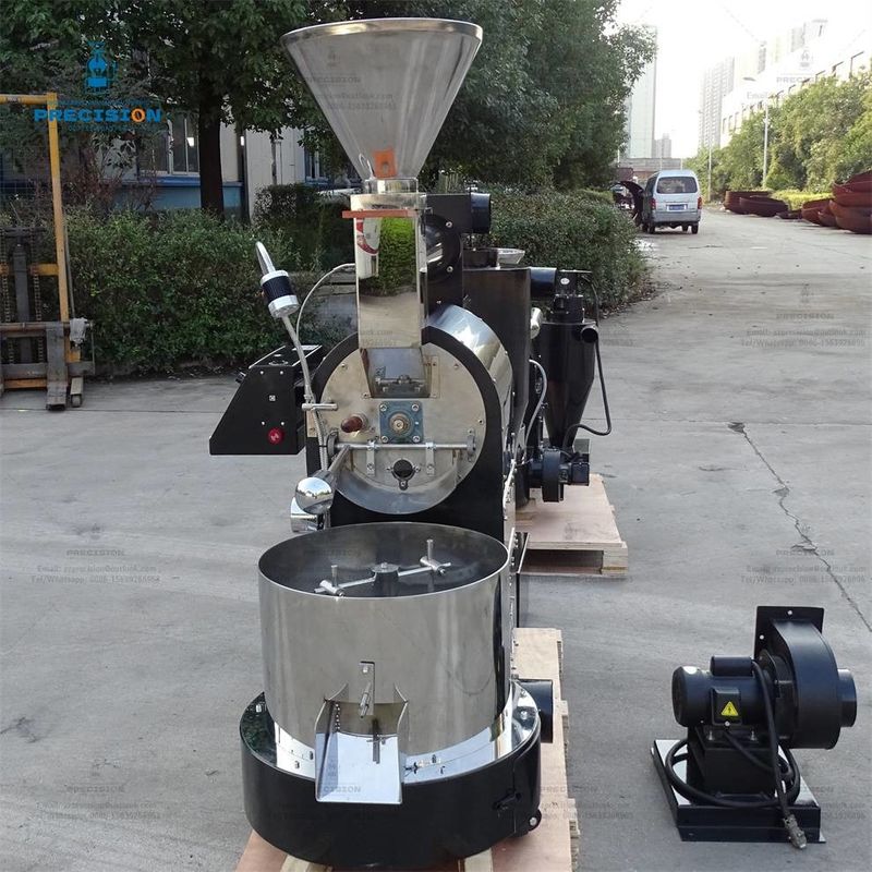3kg Mesin Panggang Kopi Pintar Dengan Batang Lapisan Ganda Baja 316 Tahan Panas