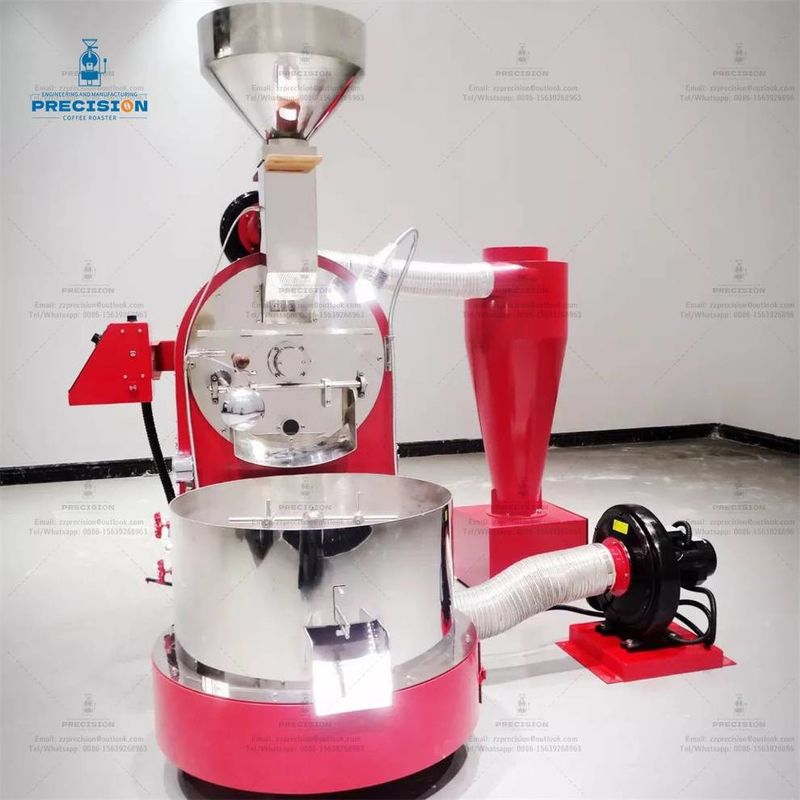 5Kg 12Kg 15Kg Gas Electric Artisan Kopi Kacang Toaster Mesin Panggang 0-300C Suhu disesuaikan