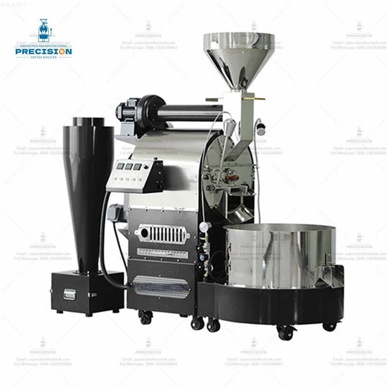 Multi Burner Double Layer Stainless Steel Drum 5Kg 10Kg 15Kg 20Kg Mesin Panggang Kacang Kopi Panggang