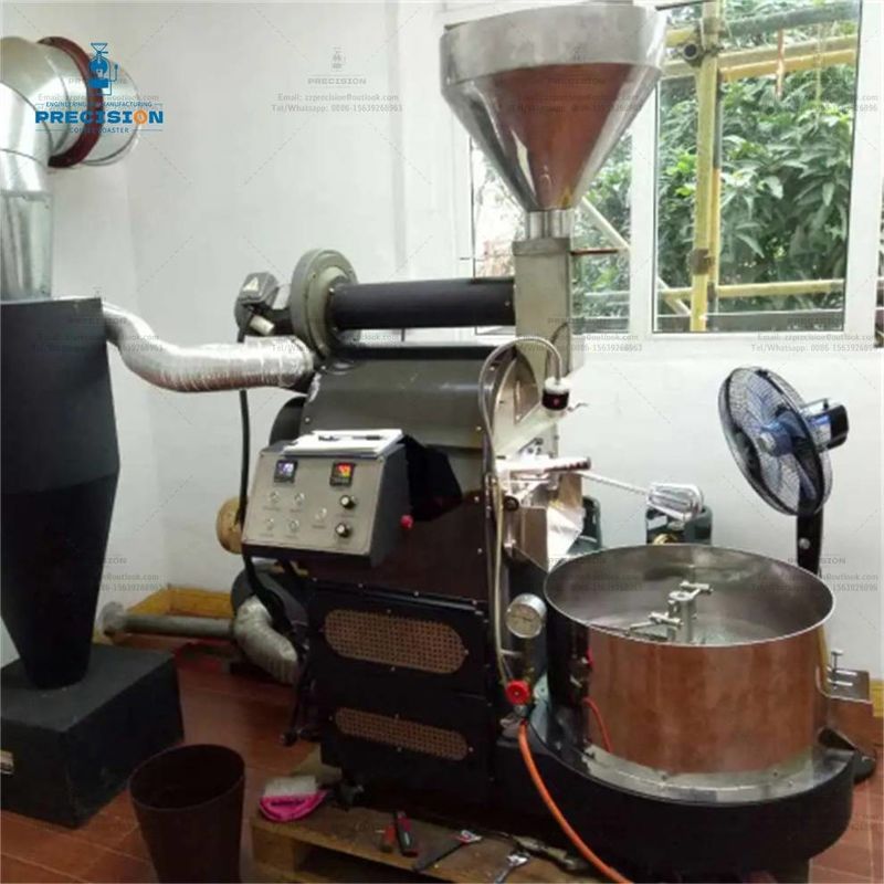 Multi Burner Double Layer Stainless Steel Drum 5Kg 10Kg 15Kg 20Kg Mesin Panggang Kacang Kopi Panggang