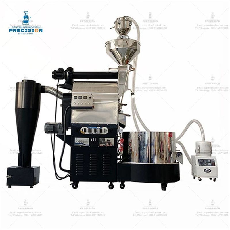 Double Layer Stainless Steel Drum Sampel Listrik Kafe Kacang 2Kg 3Kg 6Kg Gas Bean Machine Kafe Roaster