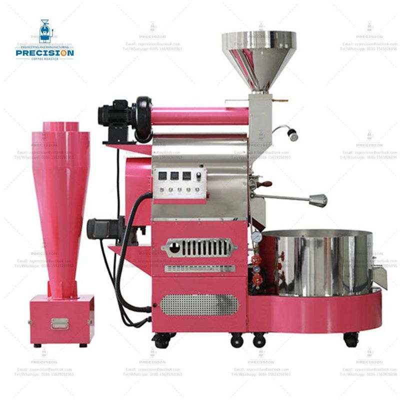 Komersial Rumah Kecil Sampel Listrik Kafe Kacang 6Kg 5Kg 3Kg 2Kg Gas Mesin Kacang Kopi Roaster Di Stok