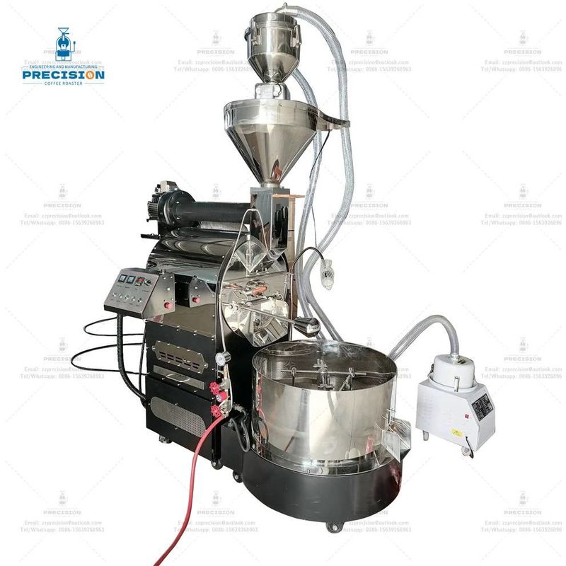 Rumah Komersial 2Kg 3kg 6kg Mesin Listrik Kopi Roaster Untuk Roasting Cafe Gas Mesin Kopi Roaster