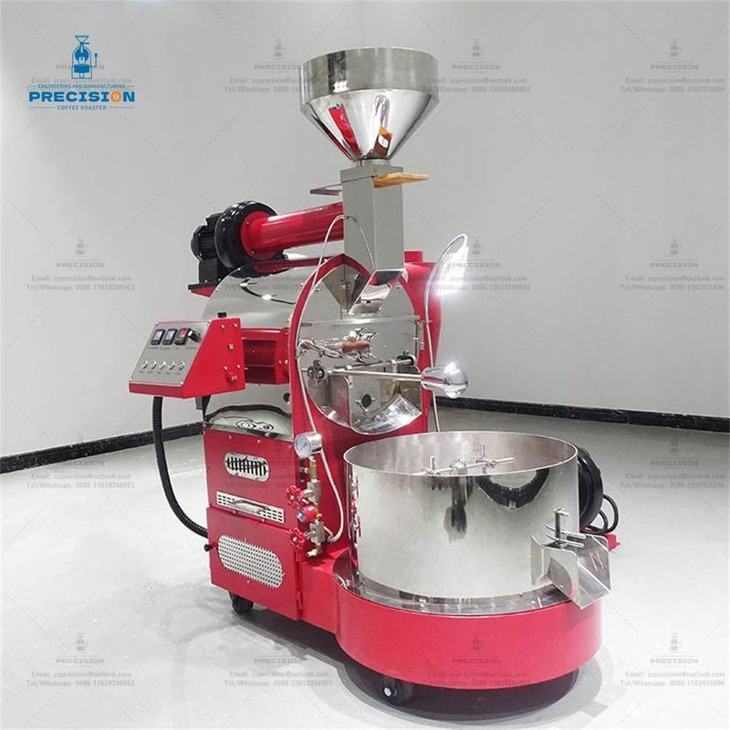 Komersial 5kg 10kg 15kg Mesin Listrik Kopi Roaster Untuk Roasting Cafe Gas Mesin Kopi Roaster