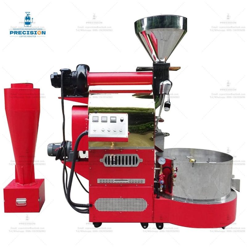 Komersial Multi Burner Infrared Home Use Gas Electric 2kg 3kg 6kg Cafe Coffee Bean Roast Mesin Panggang Kopi